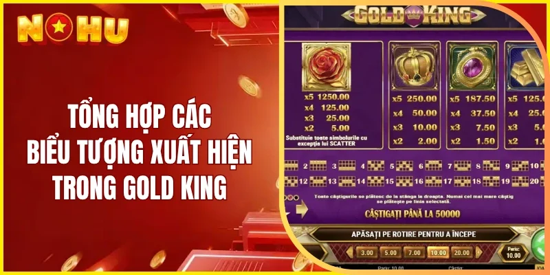 Tổng hợp các biểu tượng xuất hiện trong Gold King